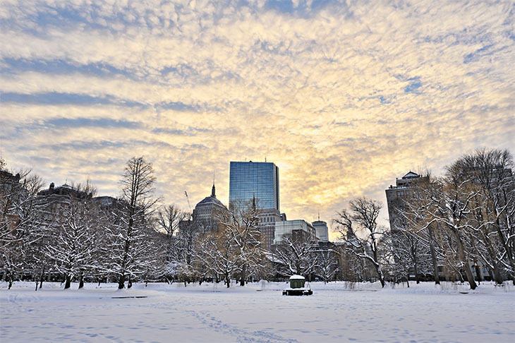Snowy Boston